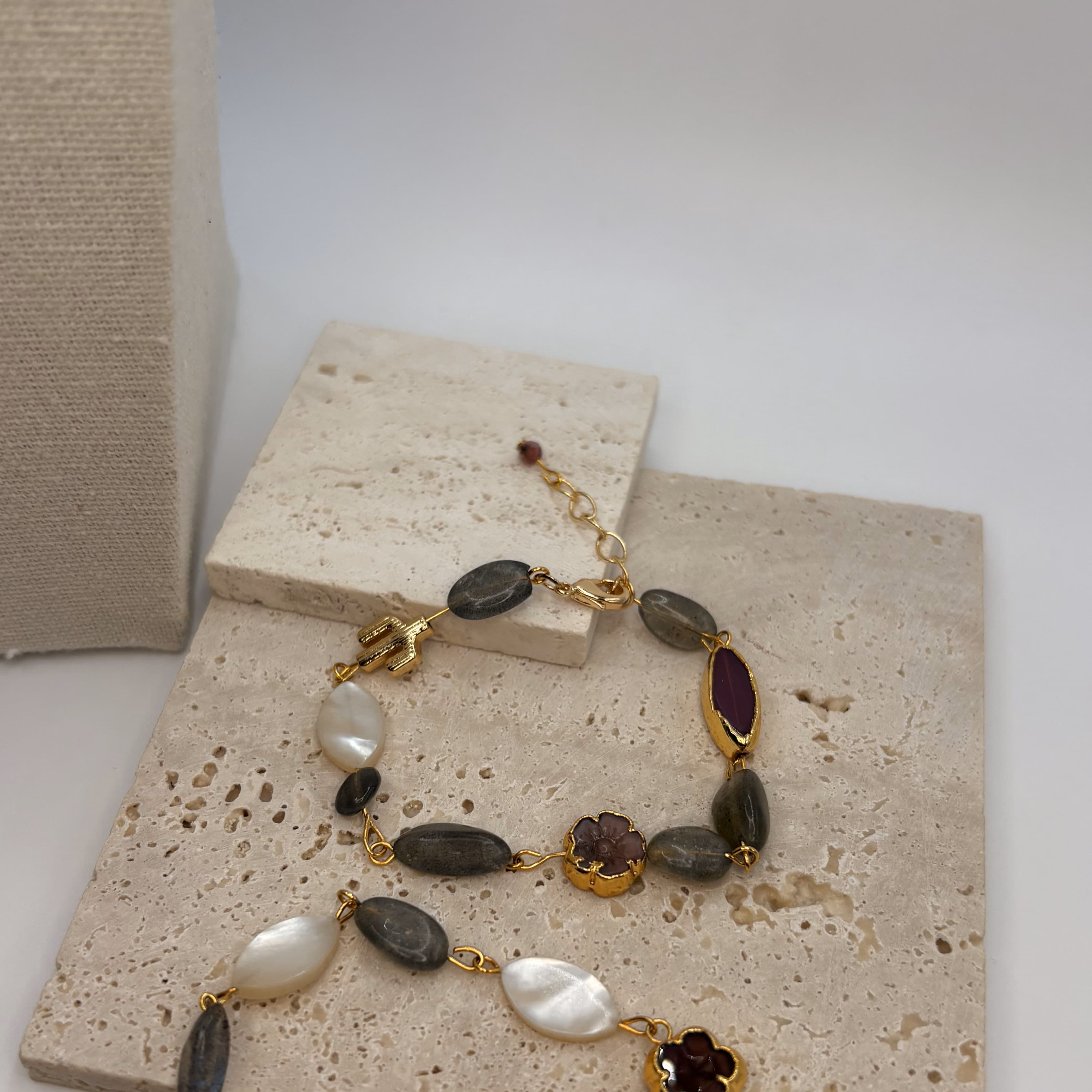 Sunset Stones – Labradorite Bracelet