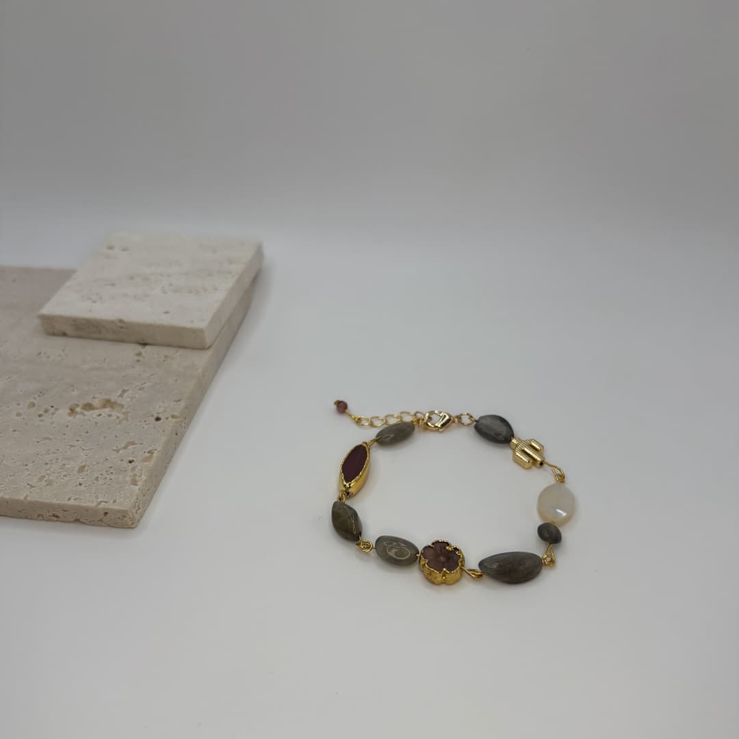 Sunset Stones – Labradorite Bracelet