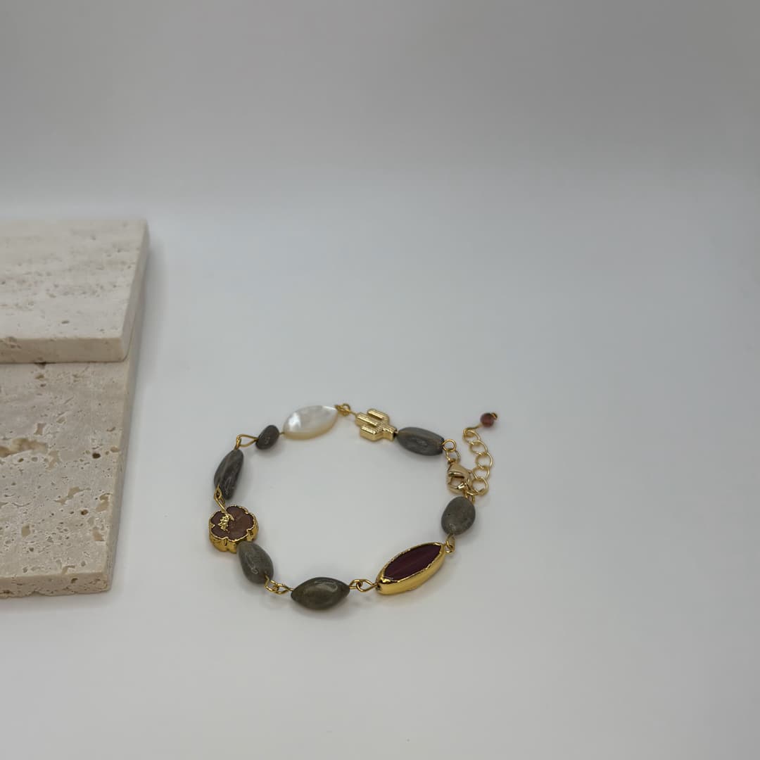 Sunset Stones – Labradorite Bracelet